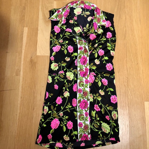 Happy 70s Floral Top - Picture 4 of 4